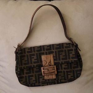 Fendi Classic Zucca Baguette Authentic